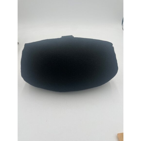 Vintage Victorian Style Black Hand Muff With Gold Rings - Picture 3 of 7